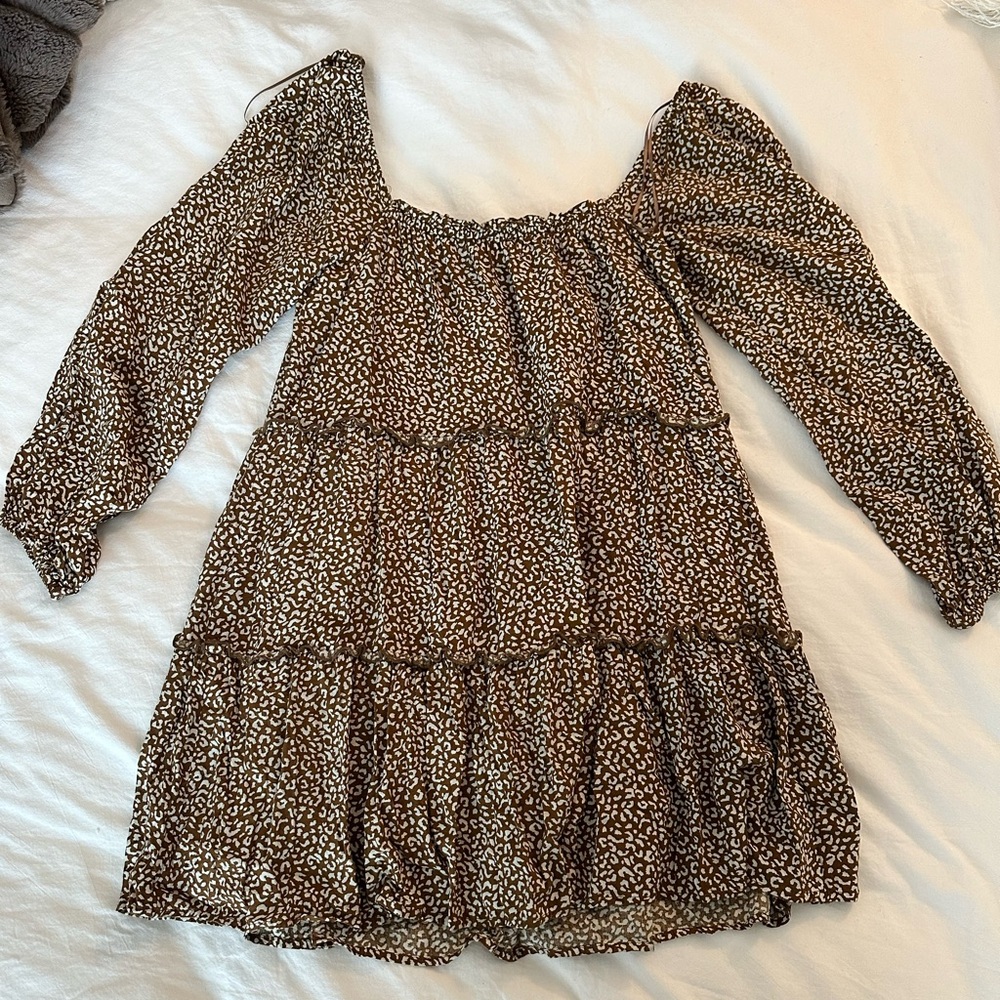 Cheetah print dress